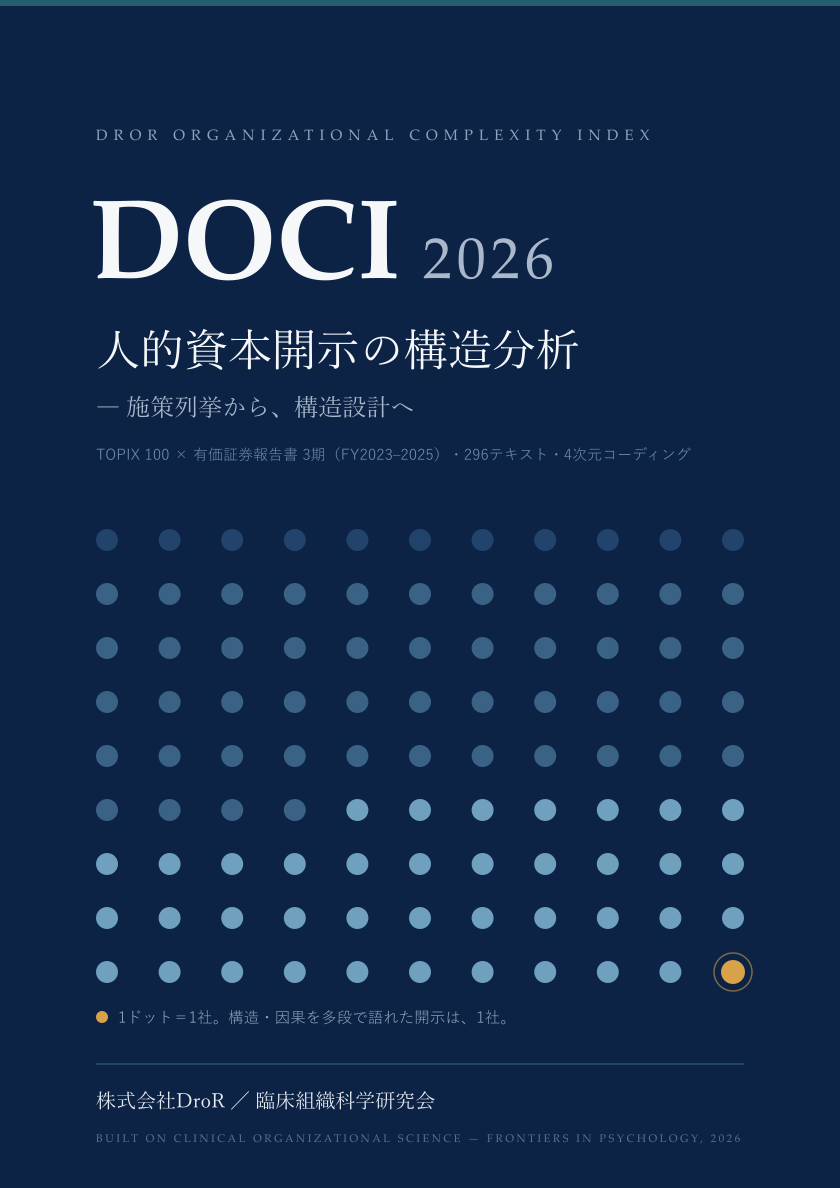 DOCI 2026 — 人的資本開示の構造分析 レポート表紙